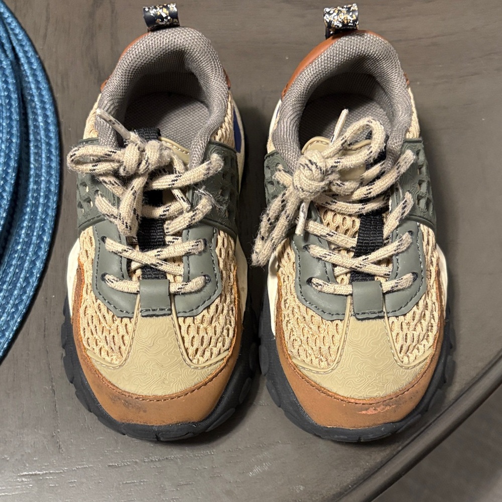 Zara Kids Sneakers in Tan and Gray